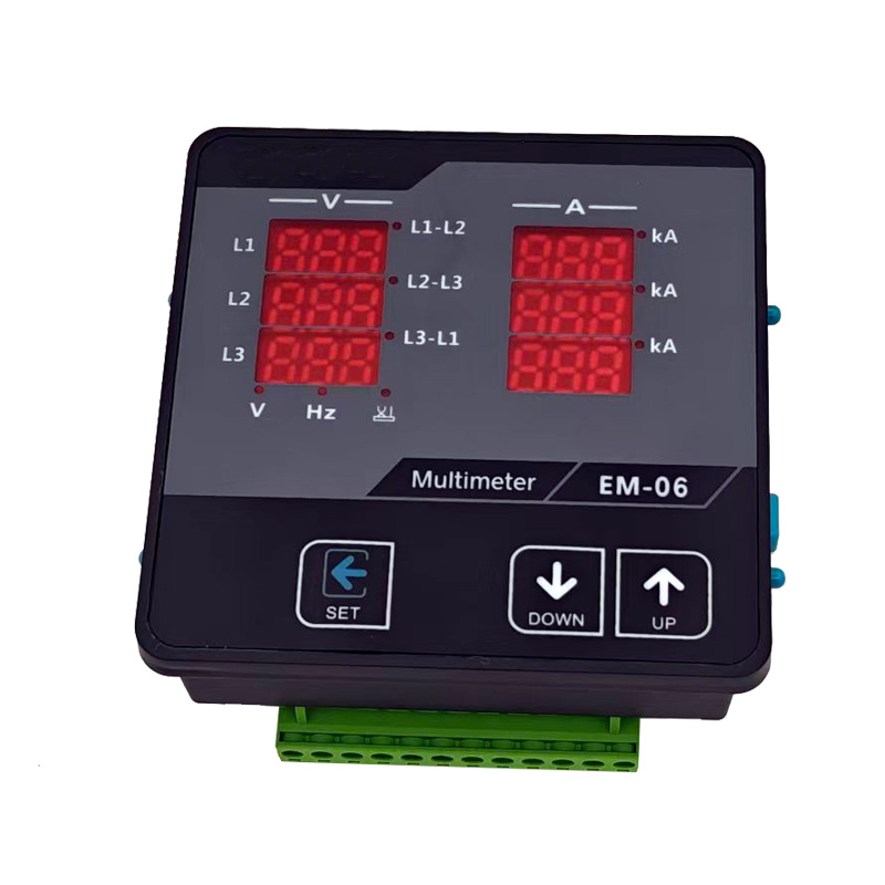 EM-06 Multimètre numérique à trois phases Volt Ampère